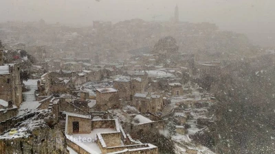 Neve a Matera del Gennaio 2017