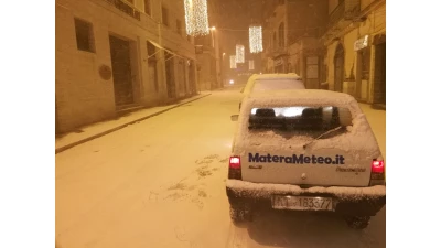 Neve a Matera del Gennaio 2017