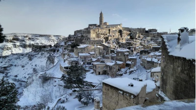 Neve a Matera del Gennaio 2017